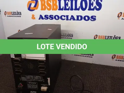 LOTE 464 - 01 NOBREAK MARCA APC 1500VA. (NO ESTADO) ATENÇÃO! FAZER A VISITAÇÃO ANTES DE ARREMATAR, NÃO SABEMOS SE FUNCIONA. LEILÃO NÃO TEM GARANTIA E NEM DEVOLUÇÃO, SUJEITO A POSSÍVEIS AVARIAS VISÍVEIS/OCULTAS E/OU AUSÊNCIA DE COMPONENTES.