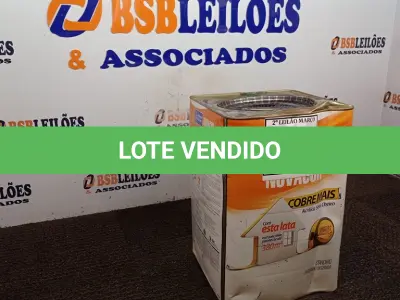 LOTE 416 - 01 LATA DE TINTA MARCA SHERWIN WILLIANS COR VERDE LIMÃO FOSCO 18 L. (NO ESTADO) ATENÇÃO! FAZER A VISITAÇÃO ANTES DE ARREMATAR, NÃO SABEMOS SE FUNCIONA. LEILÃO NÃO TEM GARANTIA E NEM DEVOLUÇÃO, SUJEITO A POSSÍVEIS AVARIAS VISÍVEIS/OCULTAS E/OU AUSÊNCIA DE COMPONENTES.