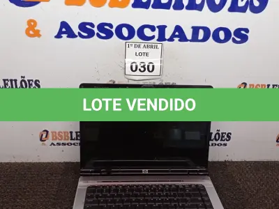 LOTE 030 - 01 NOTEBOOK HP. (NO ESTADO) ATENÇÃO! FAZER A VISITAÇÃO ANTES DE ARREMATAR, NÃO SABEMOS SE FUNCIONA. LEILÃO NÃO TEM GARANTIA E NEM DEVOLUÇÃO, SUJEITO A POSSÍVEIS AVARIAS VISÍVEIS/OCULTAS E/OU AUSÊNCIA DE COMPONENTES.