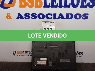 LOTE 022 - 01 NOTEBOOK HP. (NO ESTADO) ATENÇÃO! FAZER A VISITAÇÃO ANTES DE ARREMATAR, NÃO SABEMOS SE FUNCIONA. LEILÃO NÃO TEM GARANTIA E NEM DEVOLUÇÃO, SUJEITO A POSSÍVEIS AVARIAS VISÍVEIS/OCULTAS E/OU AUSÊNCIA DE COMPONENTES.
