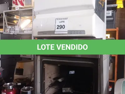 LOTE 290 - 01 FORNO ELÉTRICO E 01 LAVA LOUÇAS COM AVARIAS. (NO ESTADO) ATENÇÃO! FAZER A VISITAÇÃO ANTES DE ARREMATAR, NÃO SABEMOS SE FUNCIONA. LEILÃO NÃO TEM GARANTIA E NEM DEVOLUÇÃO, SUJEITO A POSSÍVEIS AVARIAS VISÍVEIS/OCULTAS E/OU AUSÊNCIA DE COMPONENTES.