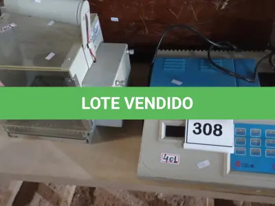 LOTE 308 - 01 LOTE COM MATERIAIS PARA LABORATÓRIO.  (NO ESTADO) ATENÇÃO! FAZER A VISITAÇÃO ANTES DE ARREMATAR, NÃO SABEMOS SE FUNCIONA. LEILÃO NÃO TEM GARANTIA E NEM DEVOLUÇÃO, SUJEITO A POSSÍVEIS AVARIAS VISÍVEIS/OCULTAS E/OU AUSÊNCIA DE COMPONENTES.