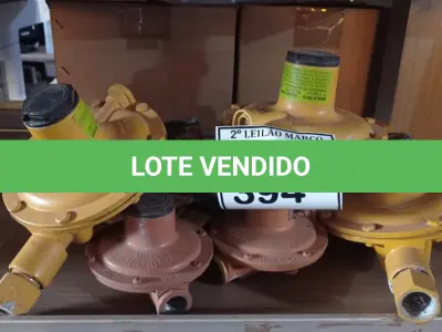 LOTE 394 - 01 LOTE C/APROXIMADAMENTE 07 REGULADORES DE GÁS MARCAS E MODELOS DIVERSOS. (NO ESTADO) ATENÇÃO! FAZER A VISITAÇÃO ANTES DE ARREMATAR, NÃO SABEMOS SE FUNCIONA. LEILÃO NÃO TEM GARANTIA E NEM DEVOLUÇÃO, SUJEITO A POSSÍVEIS AVARIAS VISÍVEIS/OCULTAS E/OU AUSÊNCIA DE COMPONENTES.