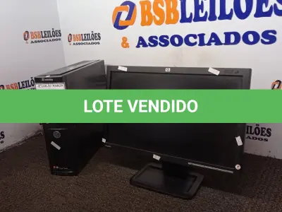 LOTE 382 - 01 CPU MARCA INFOWAY E 01 MONITOR MARCA HP. (NO ESTADO) ATENÇÃO! FAZER A VISITAÇÃO ANTES DE ARREMATAR, NÃO SABEMOS SE FUNCIONA. LEILÃO NÃO TEM GARANTIA E NEM DEVOLUÇÃO, SUJEITO A POSSÍVEIS AVARIAS VISÍVEIS/OCULTAS E/OU AUSÊNCIA DE COMPONENTES.