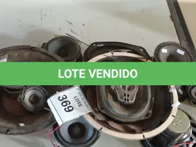 LOTE 369 - 01 LOTE C/DIVERSOS AUTO FALANTES MARCAS E MODELOS. (NO ESTADO) ATENÇÃO! FAZER A VISITAÇÃO ANTES DE ARREMATAR, NÃO SABEMOS SE FUNCIONA. LEILÃO NÃO TEM GARANTIA E NEM DEVOLUÇÃO, SUJEITO A POSSÍVEIS AVARIAS VISÍVEIS/OCULTAS E/OU AUSÊNCIA DE COMPONENTES.
