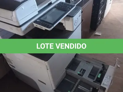 LOTE 469 - 01 IMPRESSORA RICOH MP3503. (NO ESTADO) ATENÇÃO! FAZER A VISITAÇÃO ANTES DE ARREMATAR, NÃO SABEMOS SE FUNCIONA. LEILÃO NÃO TEM GARANTIA E NEM DEVOLUÇÃO, SUJEITO A POSSÍVEIS AVARIAS VISÍVEIS/OCULTAS E/OU AUSÊNCIA DE COMPONENTES.