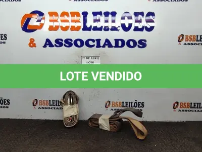 LOTE 221 - 02 CINTAS PARA SEGURANÇA. (NO ESTADO) ATENÇÃO! FAZER A VISITAÇÃO ANTES DE ARREMATAR, NÃO SABEMOS SE FUNCIONA. LEILÃO NÃO TEM GARANTIA E NEM DEVOLUÇÃO, SUJEITO A POSSÍVEIS AVARIAS VISÍVEIS/OCULTAS E/OU AUSÊNCIA DE COMPONENTES.