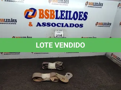 LOTE 214 - 02 CINTAS PARA SEGURANÇA. (NO ESTADO) ATENÇÃO! FAZER A VISITAÇÃO ANTES DE ARREMATAR, NÃO SABEMOS SE FUNCIONA. LEILÃO NÃO TEM GARANTIA E NEM DEVOLUÇÃO, SUJEITO A POSSÍVEIS AVARIAS VISÍVEIS/OCULTAS E/OU AUSÊNCIA DE COMPONENTES.