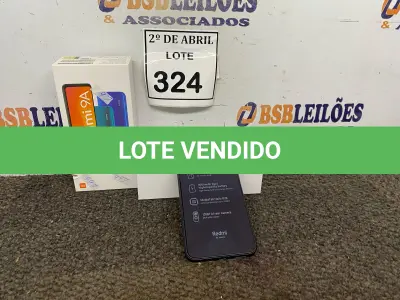 LOTE 324 - 01 APARELHO CELULAR REDMI 9ª. (NO ESTADO) ATENÇÃO! FAZER A VISITAÇÃO ANTES DE ARREMATAR, NÃO SABEMOS SE FUNCIONA. LEILÃO NÃO TEM GARANTIA E NEM DEVOLUÇÃO, SUJEITO A POSSÍVEIS AVARIAS VISÍVEIS/OCULTAS E/OU AUSÊNCIA DE COMPONENTES.