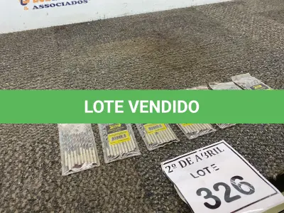 LOTE 326 - 70 BROCAS 4X75MM PARA MADEIRAS. (NO ESTADO) ATENÇÃO! FAZER A VISITAÇÃO ANTES DE ARREMATAR, NÃO SABEMOS SE FUNCIONA. LEILÃO NÃO TEM GARANTIA E NEM DEVOLUÇÃO, SUJEITO A POSSÍVEIS AVARIAS VISÍVEIS/OCULTAS E/OU AUSÊNCIA DE COMPONENTES.