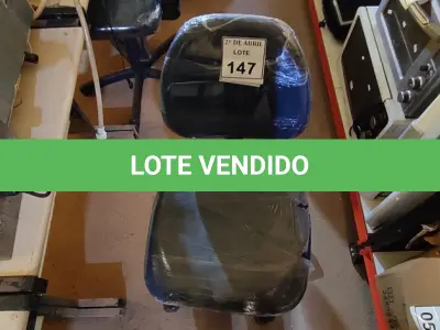 LOTE 147 - 01 CADEIRA PARA ESCRITÓRIO. (NO ESTADO) ATENÇÃO! FAZER A VISITAÇÃO ANTES DE ARREMATAR, NÃO SABEMOS SE FUNCIONA. LEILÃO NÃO TEM GARANTIA E NEM DEVOLUÇÃO, SUJEITO A POSSÍVEIS AVARIAS VISÍVEIS/OCULTAS E/OU AUSÊNCIA DE COMPONENTES.