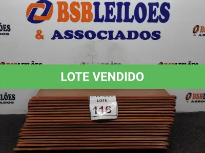 LOTE 116 - 20 TÁBUAS. (NO ESTADO) ATENÇÃO! FAZER A VISITAÇÃO ANTES DE ARREMATAR, NÃO SABEMOS SE FUNCIONA. LEILÃO NÃO TEM GARANTIA E NEM DEVOLUÇÃO, SUJEITO A POSSÍVEIS AVARIAS VISÍVEIS/OCULTAS E/OU AUSÊNCIA DE COMPONENTES.
