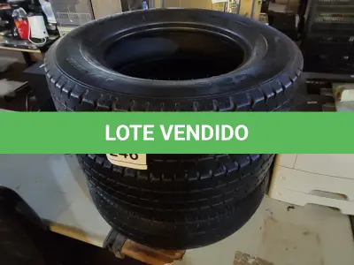 LOTE 246 - 03 PNEUS 215/75/16C. (NO ESTADO) ATENÇÃO! FAZER A VISITAÇÃO ANTES DE ARREMATAR, NÃO SABEMOS SE FUNCIONA. LEILÃO NÃO TEM GARANTIA E NEM DEVOLUÇÃO, SUJEITO A POSSÍVEIS AVARIAS VISÍVEIS/OCULTAS E/OU AUSÊNCIA DE COMPONENTES.