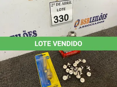 LOTE 330 - 02 MAND RIL, 01 KIT REPARO DE REGISTRO E CARRAPETAS. (NO ESTADO) ATENÇÃO! FAZER A VISITAÇÃO ANTES DE ARREMATAR, NÃO SABEMOS SE FUNCIONA. LEILÃO NÃO TEM GARANTIA E NEM DEVOLUÇÃO, SUJEITO A POSSÍVEIS AVARIAS VISÍVEIS/OCULTAS E/OU AUSÊNCIA DE COMPONENTES.