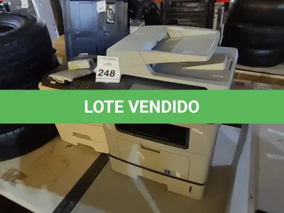 LOTE 248 - 01 IMPRESSORA LEXMARK MS610DN E 01 IMPRESSORA SAMSUNG SCX5835NX. (NO ESTADO) ATENÇÃO! FAZER A VISITAÇÃO ANTES DE ARREMATAR, NÃO SABEMOS SE FUNCIONA. LEILÃO NÃO TEM GARANTIA E NEM DEVOLUÇÃO, SUJEITO A POSSÍVEIS AVARIAS VISÍVEIS/OCULTAS E/OU AUSÊNCIA DE COMPONENTES.