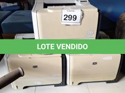 LOTE 299 - 03 IMPRESSORAS HP LASER JET P2055DN. (NO ESTADO) ATENÇÃO! FAZER A VISITAÇÃO ANTES DE ARREMATAR, NÃO SABEMOS SE FUNCIONA. LEILÃO NÃO TEM GARANTIA E NEM DEVOLUÇÃO, SUJEITO A POSSÍVEIS AVARIAS VISÍVEIS/OCULTAS E/OU AUSÊNCIA DE COMPONENTES.