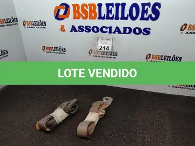 LOTE 214 - 02 CINTAS PARA SEGURANÇA. (NO ESTADO) ATENÇÃO! FAZER A VISITAÇÃO ANTES DE ARREMATAR, NÃO SABEMOS SE FUNCIONA. LEILÃO NÃO TEM GARANTIA E NEM DEVOLUÇÃO, SUJEITO A POSSÍVEIS AVARIAS VISÍVEIS/OCULTAS E/OU AUSÊNCIA DE COMPONENTES.