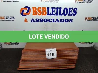 LOTE 116 - 20 TÁBUAS. (NO ESTADO) ATENÇÃO! FAZER A VISITAÇÃO ANTES DE ARREMATAR, NÃO SABEMOS SE FUNCIONA. LEILÃO NÃO TEM GARANTIA E NEM DEVOLUÇÃO, SUJEITO A POSSÍVEIS AVARIAS VISÍVEIS/OCULTAS E/OU AUSÊNCIA DE COMPONENTES.