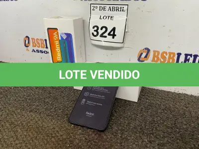 LOTE 324 - 01 APARELHO CELULAR REDMI 9ª. (NO ESTADO) ATENÇÃO! FAZER A VISITAÇÃO ANTES DE ARREMATAR, NÃO SABEMOS SE FUNCIONA. LEILÃO NÃO TEM GARANTIA E NEM DEVOLUÇÃO, SUJEITO A POSSÍVEIS AVARIAS VISÍVEIS/OCULTAS E/OU AUSÊNCIA DE COMPONENTES.