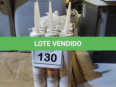 LOTE 130 - 15 SELANTES MULTI USO DE POLIURETANO PU40. (NO ESTADO) ATENÇÃO! FAZER A VISITAÇÃO ANTES DE ARREMATAR, NÃO SABEMOS SE FUNCIONA. LEILÃO NÃO TEM GARANTIA E NEM DEVOLUÇÃO, SUJEITO A POSSÍVEIS AVARIAS VISÍVEIS/OCULTAS E/OU AUSÊNCIA DE COMPONENTES.