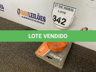 LOTE 342 - 01 SERRA COPO BIMETAL 3,1/2 89MM. (NO ESTADO) ATENÇÃO! FAZER A VISITAÇÃO ANTES DE ARREMATAR, NÃO SABEMOS SE FUNCIONA. LEILÃO NÃO TEM GARANTIA E NEM DEVOLUÇÃO, SUJEITO A POSSÍVEIS AVARIAS VISÍVEIS/OCULTAS E/OU AUSÊNCIA DE COMPONENTES.