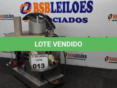 LOTE 013 - 01 RALADOR DE FRIOS METVISA. (NO ESTADO) ATENÇÃO! FAZER A VISITAÇÃO ANTES DE ARREMATAR, NÃO SABEMOS SE FUNCIONA. LEILÃO NÃO TEM GARANTIA E NEM DEVOLUÇÃO, SUJEITO A POSSÍVEIS AVARIAS VISÍVEIS/OCULTAS E/OU AUSÊNCIA DE COMPONENTES.