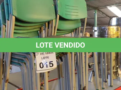 LOTE 015 - 12 CADEIRAS PARA CRIANÇA. (NO ESTADO) ATENÇÃO! FAZER A VISITAÇÃO ANTES DE ARREMATAR, NÃO SABEMOS SE FUNCIONA. LEILÃO NÃO TEM GARANTIA E NEM DEVOLUÇÃO, SUJEITO A POSSÍVEIS AVARIAS VISÍVEIS/OCULTAS E/OU AUSÊNCIA DE COMPONENTES.