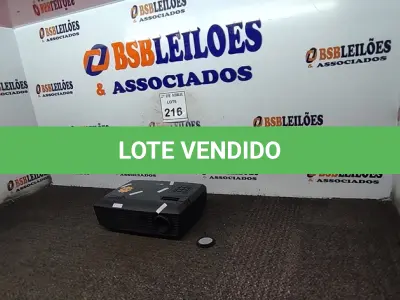 LOTE 216 - 01 PROJETOR MULTI MIDEA MARCA LG. (NO ESTADO) ATENÇÃO! FAZER A VISITAÇÃO ANTES DE ARREMATAR, NÃO SABEMOS SE FUNCIONA. LEILÃO NÃO TEM GARANTIA E NEM DEVOLUÇÃO, SUJEITO A POSSÍVEIS AVARIAS VISÍVEIS/OCULTAS E/OU AUSÊNCIA DE COMPONENTES.