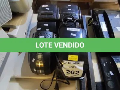 LOTE 262 - 02 IMPRESSORAS TÉRMICAS NÃO FISCAIS E 02 ESTABILIZADORES. (NO ESTADO) ATENÇÃO! FAZER A VISITAÇÃO ANTES DE ARREMATAR, NÃO SABEMOS SE FUNCIONA. LEILÃO NÃO TEM GARANTIA E NEM DEVOLUÇÃO, SUJEITO A POSSÍVEIS AVARIAS VISÍVEIS/OCULTAS E/OU AUSÊNCIA DE COMPONENTES.