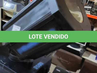 LOTE 230 - 01 CANHÃO DE LUX FAL SKY LINER. (NO ESTADO) ATENÇÃO! FAZER A VISITAÇÃO ANTES DE ARREMATAR, NÃO SABEMOS SE FUNCIONA. LEILÃO NÃO TEM GARANTIA E NEM DEVOLUÇÃO, SUJEITO A POSSÍVEIS AVARIAS VISÍVEIS/OCULTAS E/OU AUSÊNCIA DE COMPONENTES.
