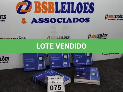 LOTE 075 - 05 REFLETORES DE LED 100W.(NOVO) (NO ESTADO) ATENÇÃO! FAZER A VISITAÇÃO ANTES DE ARREMATAR, NÃO SABEMOS SE FUNCIONA. LEILÃO NÃO TEM GARANTIA E NEM DEVOLUÇÃO, SUJEITO A POSSÍVEIS AVARIAS VISÍVEIS/OCULTAS E/OU AUSÊNCIA DE COMPONENTES.