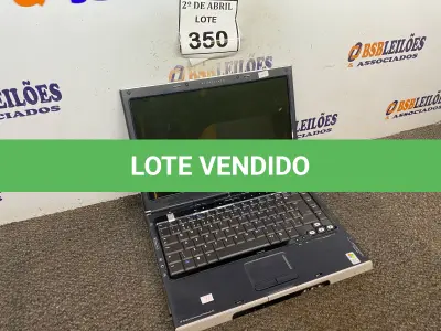 LOTE 350 - 01 NOTEBOOK HP S/ CARREGADOR. (NO ESTADO) ATENÇÃO! FAZER A VISITAÇÃO ANTES DE ARREMATAR, NÃO SABEMOS SE FUNCIONA. LEILÃO NÃO TEM GARANTIA E NEM DEVOLUÇÃO, SUJEITO A POSSÍVEIS AVARIAS VISÍVEIS/OCULTAS E/OU AUSÊNCIA DE COMPONENTES.