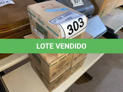 LOTE 303 - 05 CAIXAS COM 06 UNIDADES DE CATALIZADOR VERNIZ PU 150ML. (NO ESTADO) ATENÇÃO! FAZER A VISITAÇÃO ANTES DE ARREMATAR, NÃO SABEMOS SE FUNCIONA. LEILÃO NÃO TEM GARANTIA E NEM DEVOLUÇÃO, SUJEITO A POSSÍVEIS AVARIAS VISÍVEIS/OCULTAS E/OU AUSÊNCIA DE COMPONENTES.