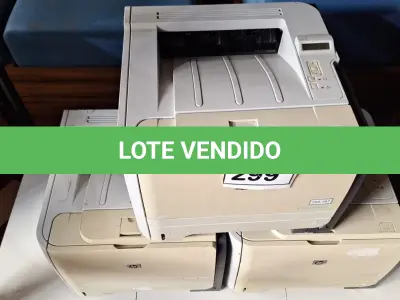 LOTE 299 - 03 IMPRESSORAS HP LASER JET P2055DN. (NO ESTADO) ATENÇÃO! FAZER A VISITAÇÃO ANTES DE ARREMATAR, NÃO SABEMOS SE FUNCIONA. LEILÃO NÃO TEM GARANTIA E NEM DEVOLUÇÃO, SUJEITO A POSSÍVEIS AVARIAS VISÍVEIS/OCULTAS E/OU AUSÊNCIA DE COMPONENTES.