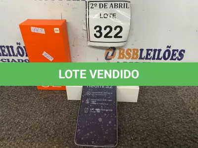 LOTE 322 - 01 APARELHO CELULAR REDMI S2. (NO ESTADO) ATENÇÃO! FAZER A VISITAÇÃO ANTES DE ARREMATAR, NÃO SABEMOS SE FUNCIONA. LEILÃO NÃO TEM GARANTIA E NEM DEVOLUÇÃO, SUJEITO A POSSÍVEIS AVARIAS VISÍVEIS/OCULTAS E/OU AUSÊNCIA DE COMPONENTES.