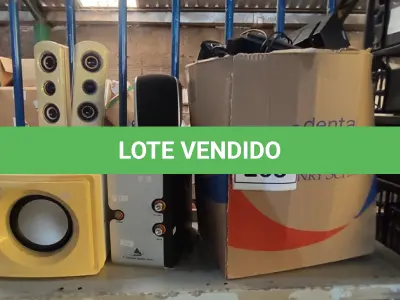 LOTE 265 - 01 LOTE COM CAIXAS DE SOM PARA COMPUTADOR DIVERSAS. (NO ESTADO) ATENÇÃO! FAZER A VISITAÇÃO ANTES DE ARREMATAR, NÃO SABEMOS SE FUNCIONA. LEILÃO NÃO TEM GARANTIA E NEM DEVOLUÇÃO, SUJEITO A POSSÍVEIS AVARIAS VISÍVEIS/OCULTAS E/OU AUSÊNCIA DE COMPONENTES.