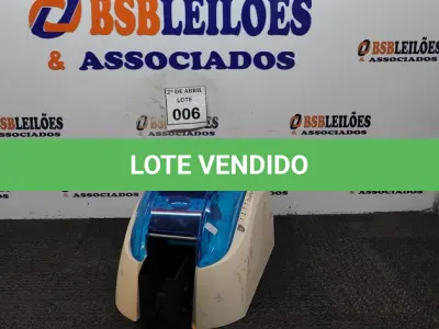 LOTE 006 - 01 IMPRESSORA DE CARTÃO. DUALUYS EVOLIS. (NO ESTADO) ATENÇÃO! FAZER A VISITAÇÃO ANTES DE ARREMATAR, NÃO SABEMOS SE FUNCIONA. LEILÃO NÃO TEM GARANTIA E NEM DEVOLUÇÃO, SUJEITO A POSSÍVEIS AVARIAS VISÍVEIS/OCULTAS E/OU AUSÊNCIA DE COMPONENTES.
