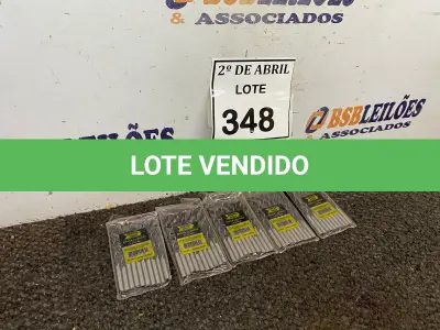 LOTE 348 - 50 BROCAS 5X85MM PARA MADEIRA. (NO ESTADO) ATENÇÃO! FAZER A VISITAÇÃO ANTES DE ARREMATAR, NÃO SABEMOS SE FUNCIONA. LEILÃO NÃO TEM GARANTIA E NEM DEVOLUÇÃO, SUJEITO A POSSÍVEIS AVARIAS VISÍVEIS/OCULTAS E/OU AUSÊNCIA DE COMPONENTES.