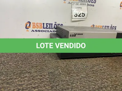 LOTE 325 - 01 DVR INTELBRAS E 01 DVR LUX VISION. (NO ESTADO) ATENÇÃO! FAZER A VISITAÇÃO ANTES DE ARREMATAR, NÃO SABEMOS SE FUNCIONA. LEILÃO NÃO TEM GARANTIA E NEM DEVOLUÇÃO, SUJEITO A POSSÍVEIS AVARIAS VISÍVEIS/OCULTAS E/OU AUSÊNCIA DE COMPONENTES.