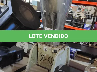LOTE 235 - 01 LIQUIDIFICADOR INDUSTRIAL. (NO ESTADO) ATENÇÃO! FAZER A VISITAÇÃO ANTES DE ARREMATAR, NÃO SABEMOS SE FUNCIONA. LEILÃO NÃO TEM GARANTIA E NEM DEVOLUÇÃO, SUJEITO A POSSÍVEIS AVARIAS VISÍVEIS/OCULTAS E/OU AUSÊNCIA DE COMPONENTES.