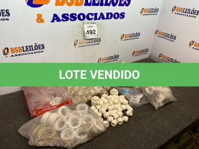 LOTE 492 - 01 LOTE COM TORNEIRAS PLÁSTICAS E TAMPÕES. (NO ESTADO) ATENÇÃO! FAZER A VISITAÇÃO ANTES DE ARREMATAR, NÃO SABEMOS SE FUNCIONA. LEILÃO NÃO TEM GARANTIA E NEM DEVOLUÇÃO, SUJEITO A POSSÍVEIS AVARIAS VISÍVEIS/OCULTAS E/OU AUSÊNCIA DE COMPONENTES.