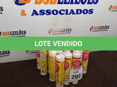 LOTE 292 - 25 SELANTES PU. (NO ESTADO) ATENÇÃO! FAZER A VISITAÇÃO ANTES DE ARREMATAR, NÃO SABEMOS SE FUNCIONA. LEILÃO NÃO TEM GARANTIA E NEM DEVOLUÇÃO, SUJEITO A POSSÍVEIS AVARIAS VISÍVEIS/OCULTAS E/OU AUSÊNCIA DE COMPONENTES.