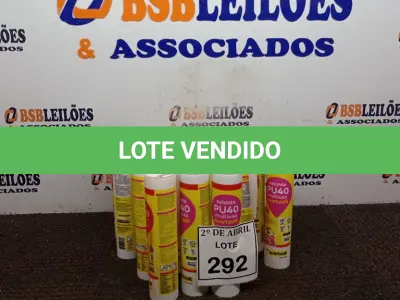 LOTE 292 - 25 SELANTES PU. (NO ESTADO) ATENÇÃO! FAZER A VISITAÇÃO ANTES DE ARREMATAR, NÃO SABEMOS SE FUNCIONA. LEILÃO NÃO TEM GARANTIA E NEM DEVOLUÇÃO, SUJEITO A POSSÍVEIS AVARIAS VISÍVEIS/OCULTAS E/OU AUSÊNCIA DE COMPONENTES.