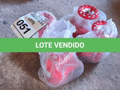 LOTE 051 - 04 VÁLVULAS ANGULAR PARA HIDRANTE (NO ESTADO) ATENÇÃO! FAZER A VISITAÇÃO ANTES DE ARREMATAR, NÃO SABEMOS SE FUNCIONA. LEILÃO NÃO TEM GARANTIA E NEM DEVOLUÇÃO, SUJEITO A POSSÍVEIS AVARIAS VISÍVEIS/OCULTAS E/OU AUSÊNCIA DE COMPONENTES.