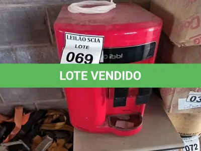 LOTE 069 - 01 BEBEDOURO DE BANCADA IBBL 220VOLTS.   (NO ESTADO) ATENÇÃO! FAZER A VISITAÇÃO ANTES DE ARREMATAR, NÃO SABEMOS SE FUNCIONA. LEILÃO NÃO TEM GARANTIA E NEM DEVOLUÇÃO, SUJEITO A POSSÍVEIS AVARIAS VISÍVEIS/OCULTAS E/OU AUSÊNCIA DE COMPONENTES.