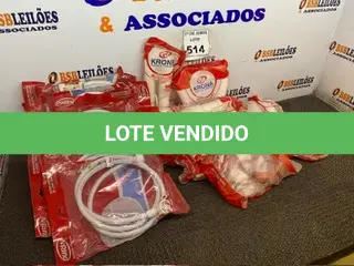 LOTE 514 - 01 LOTE COM PARAFUSOS PARA CAIXA ACOPLADA, MANGUEIRAS PARA MÁQUINA DE LAVAR E SIFÃO. (NO ESTADO) ATENÇÃO! FAZER A VISITAÇÃO ANTES DE ARREMATAR, NÃO SABEMOS SE FUNCIONA. LEILÃO NÃO TEM GARANTIA E NEM DEVOLUÇÃO, SUJEITO A POSSÍVEIS AVARIAS VISÍVEIS/OCULTAS E/OU AUSÊNCIA DE COMPONENTES.
