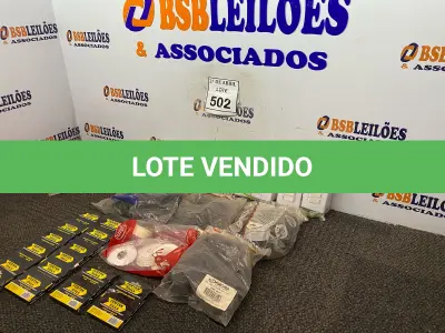 LOTE 502 - 01 LOTE COM ANÉIS DE VEDAÇÃO PARA ESGOTO E INTERRUPTORES. (NO ESTADO) ATENÇÃO! FAZER A VISITAÇÃO ANTES DE ARREMATAR, NÃO SABEMOS SE FUNCIONA. LEILÃO NÃO TEM GARANTIA E NEM DEVOLUÇÃO, SUJEITO A POSSÍVEIS AVARIAS VISÍVEIS/OCULTAS E/OU AUSÊNCIA DE COMPONENTES.