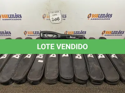 LOTE 386 - 10 DETECTORES DE METAIS KAY. (NO ESTADO) ATENÇÃO! FAZER A VISITAÇÃO ANTES DE ARREMATAR, NÃO SABEMOS SE FUNCIONA. LEILÃO NÃO TEM GARANTIA E NEM DEVOLUÇÃO, SUJEITO A POSSÍVEIS AVARIAS VISÍVEIS/OCULTAS E/OU AUSÊNCIA DE COMPONENTES.