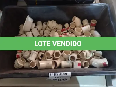 LOTE 286 - 01 LOTE COM CONEXÕES DIVERSAS. (NO ESTADO) ATENÇÃO! FAZER A VISITAÇÃO ANTES DE ARREMATAR, NÃO SABEMOS SE FUNCIONA. LEILÃO NÃO TEM GARANTIA E NEM DEVOLUÇÃO, SUJEITO A POSSÍVEIS AVARIAS VISÍVEIS/OCULTAS E/OU AUSÊNCIA DE COMPONENTES.