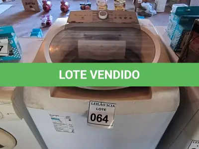 LOTE 064 - 01 MÁQUINA DE LAVAR ROUPAS BRASTEMP 11 KG 220VOLTS.  (NO ESTADO) ATENÇÃO! FAZER A VISITAÇÃO ANTES DE ARREMATAR, NÃO SABEMOS SE FUNCIONA. LEILÃO NÃO TEM GARANTIA E NEM DEVOLUÇÃO, SUJEITO A POSSÍVEIS AVARIAS VISÍVEIS/OCULTAS E/OU AUSÊNCIA DE COMPONENTES.
